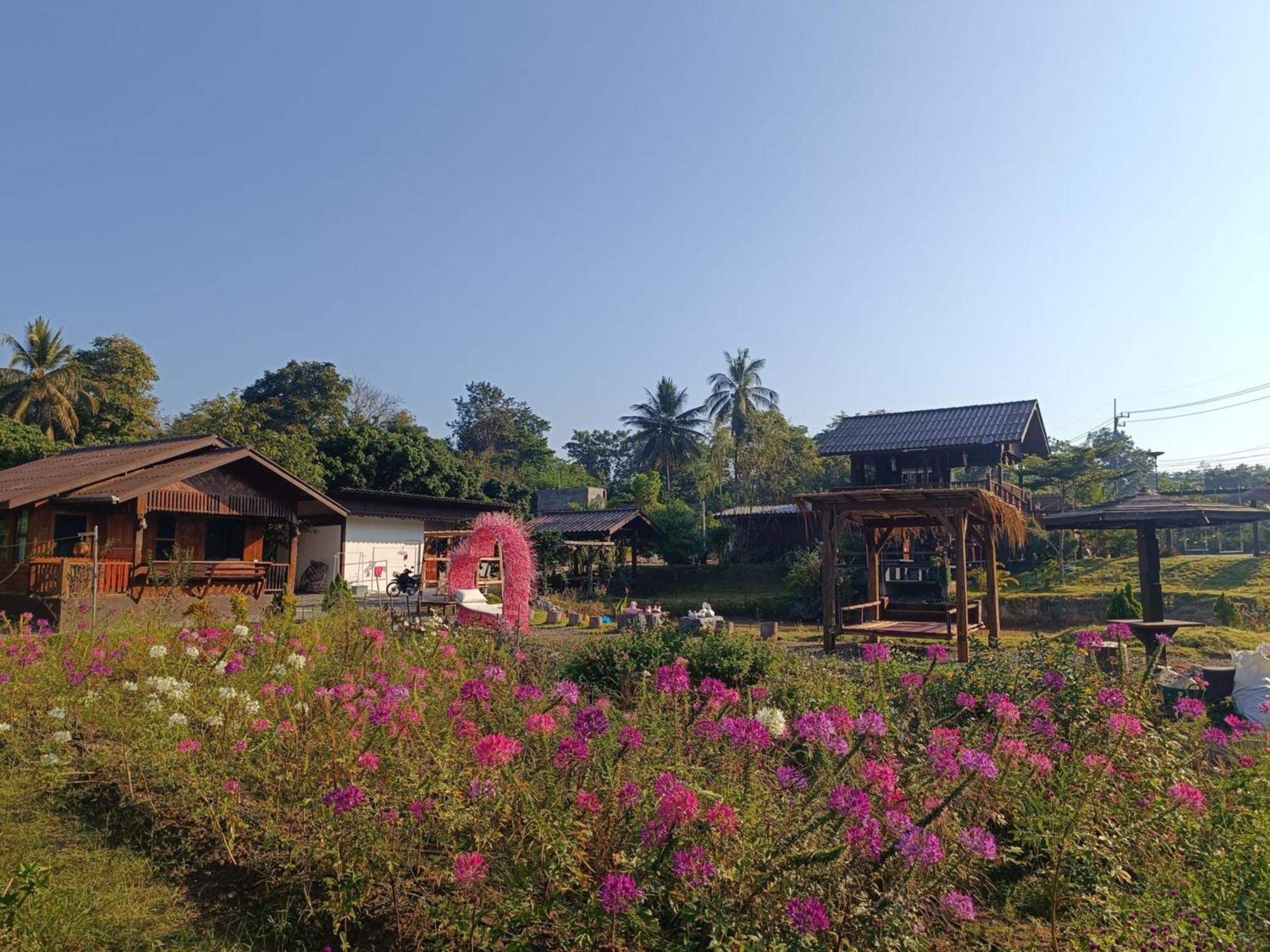 ม่วนใจ๋ปันสุข โฮมสเตย์แอนคาเฟ่ Muanjai Punsuk Homestay And Cafe Chom Thong Ngoại thất bức ảnh